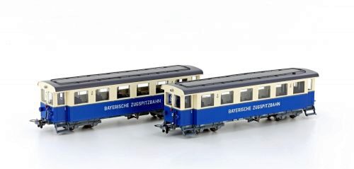Hobbytrain H43109 Zugspitzbahn 2er Set Personenwagen, Ep.V, H0e